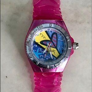 Fun Colorful Girly Hearts Fashion Summer Watch